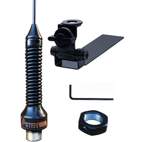 Antena Enfeite Mola Black Preta 1,47m Anti Furto Caminhonete Camionete Carroceria