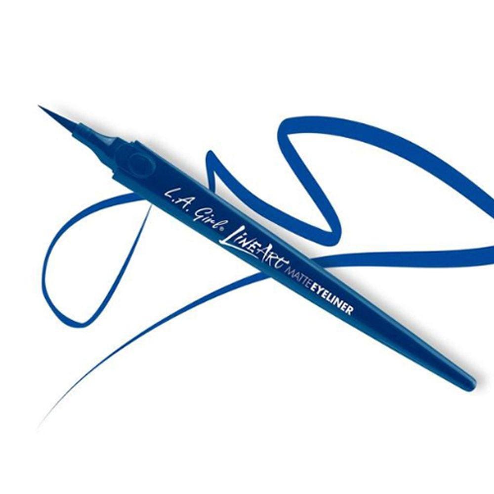 Caneta delineadora L.A. Girl Matte Cobalt Color