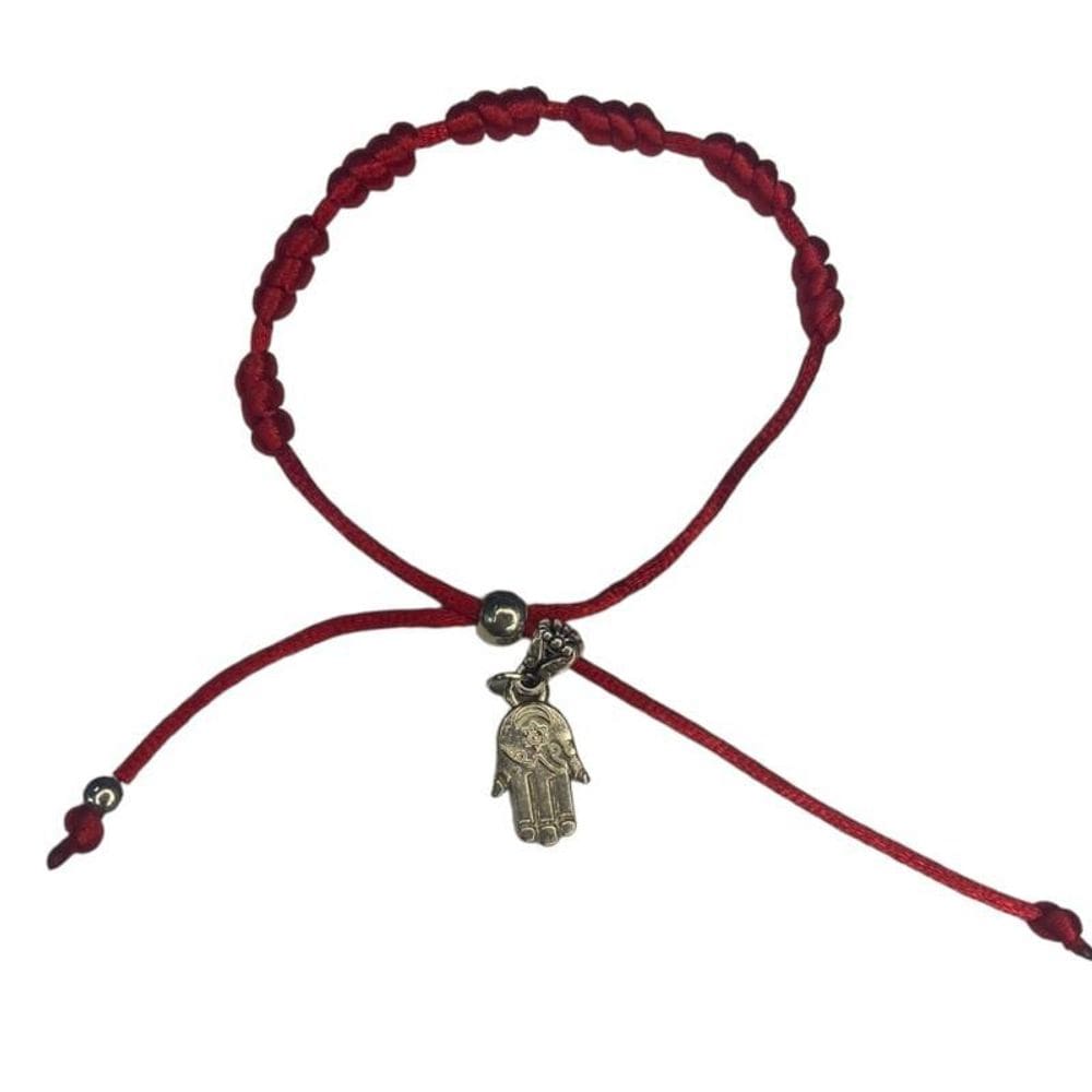 Pulseira Kabbalah 7 Sete Nós Proteção