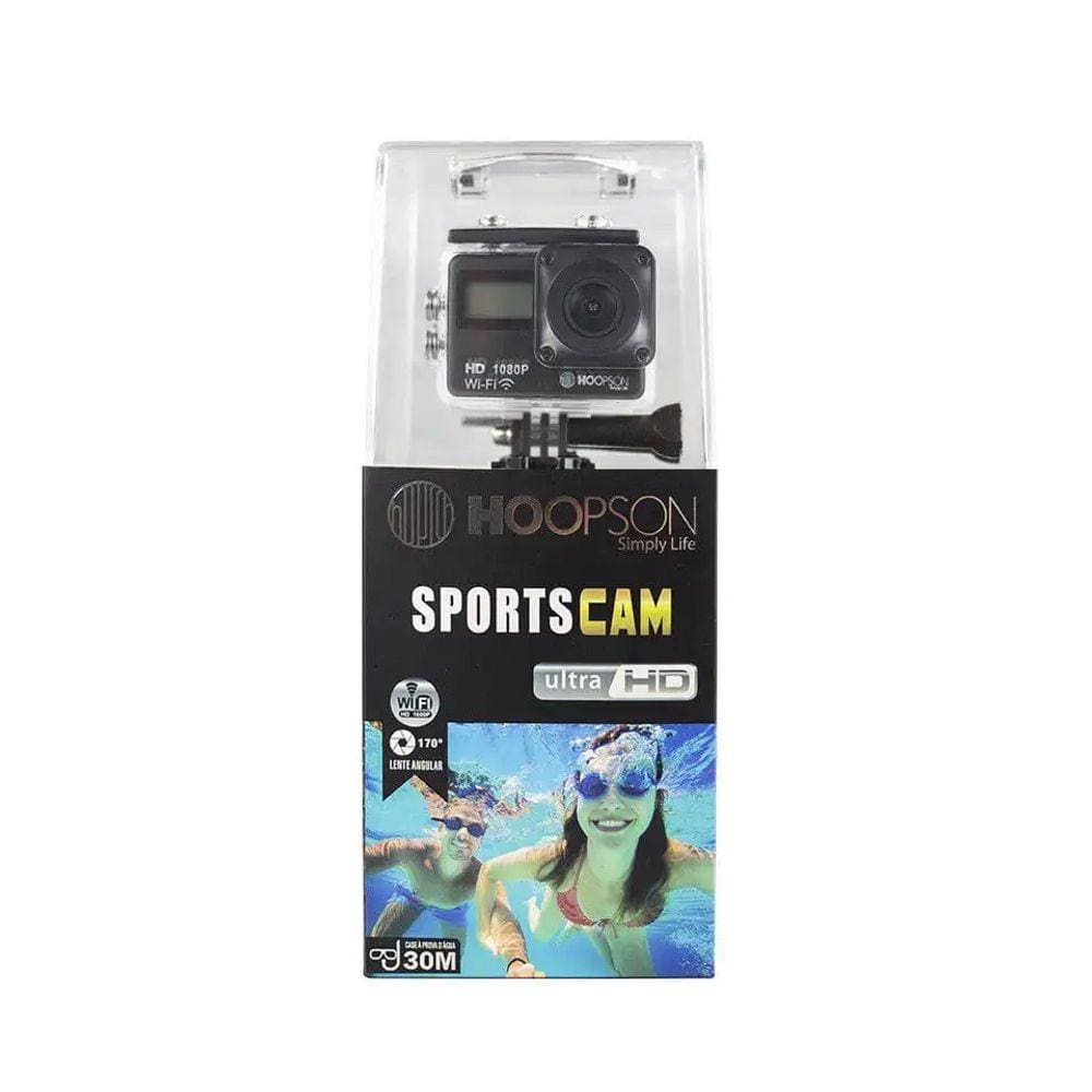 Câmera Esportiva SPORTSCAM HOOPSON - ULTRA HD, WIFI E A Prova Dagua - HD SCH-003