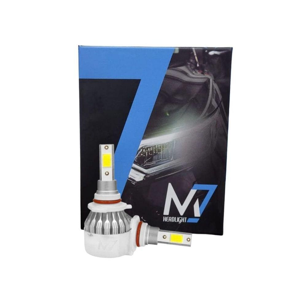 Kit Lampada Super LED Automotiva 6500K 3000 Lumens M7 HB3