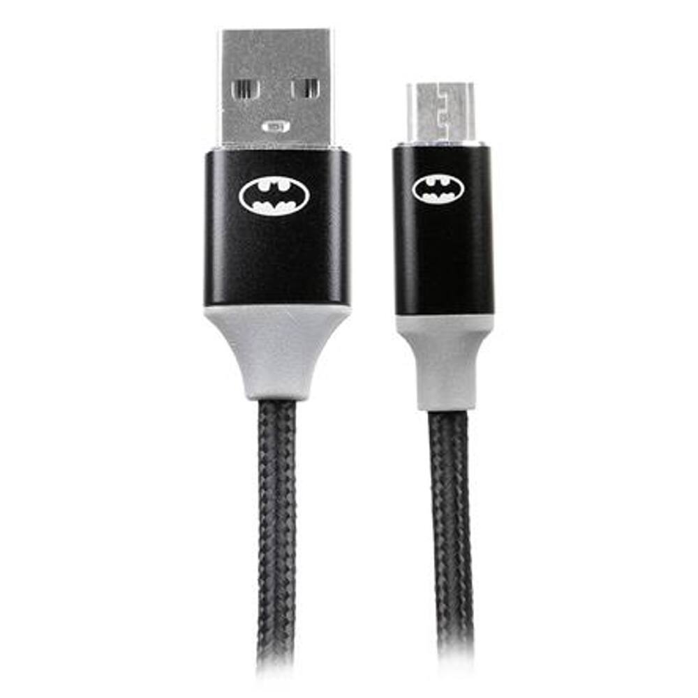 Cabo Usb Para Micro Usb Dc Mobile Batman 1.50Mt 2.4A 12W 5+