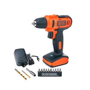Black+Decker Parafusadeira / Furadeira 3/8" (10mm) 12V Íon de Lítio com 13 Acessórios - Bivolt