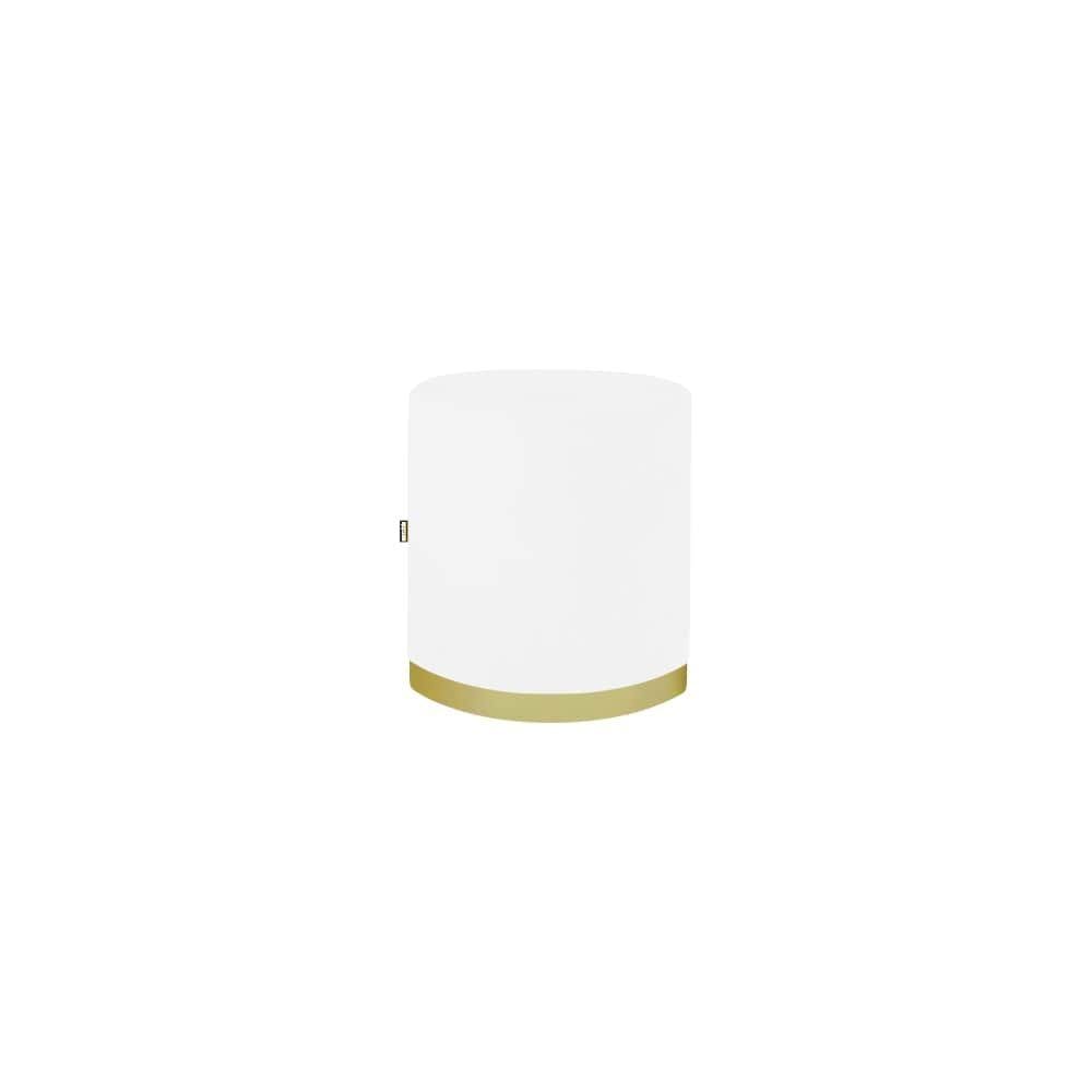 Puff Coliseu Luxo 50cm Branco