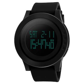 Relógio de pulso Alcadan Digital Sports com tela LED à prova d`água