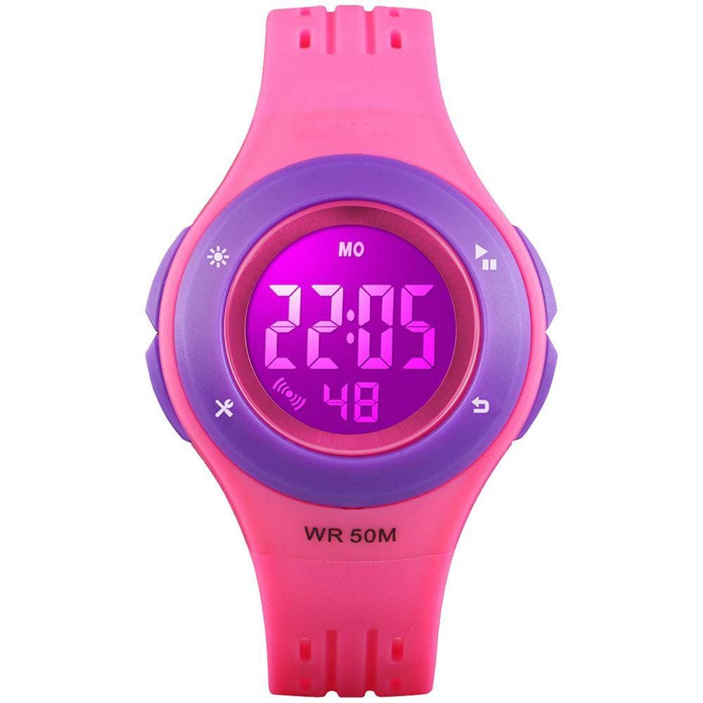 Relógio de pulso VILIYSUN Kid 50m Waterproof Sport LED Alarm