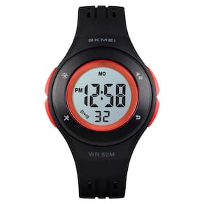 Relógio infantil IWOCH multifuncional 50m à prova d`água LED Alarm Bla