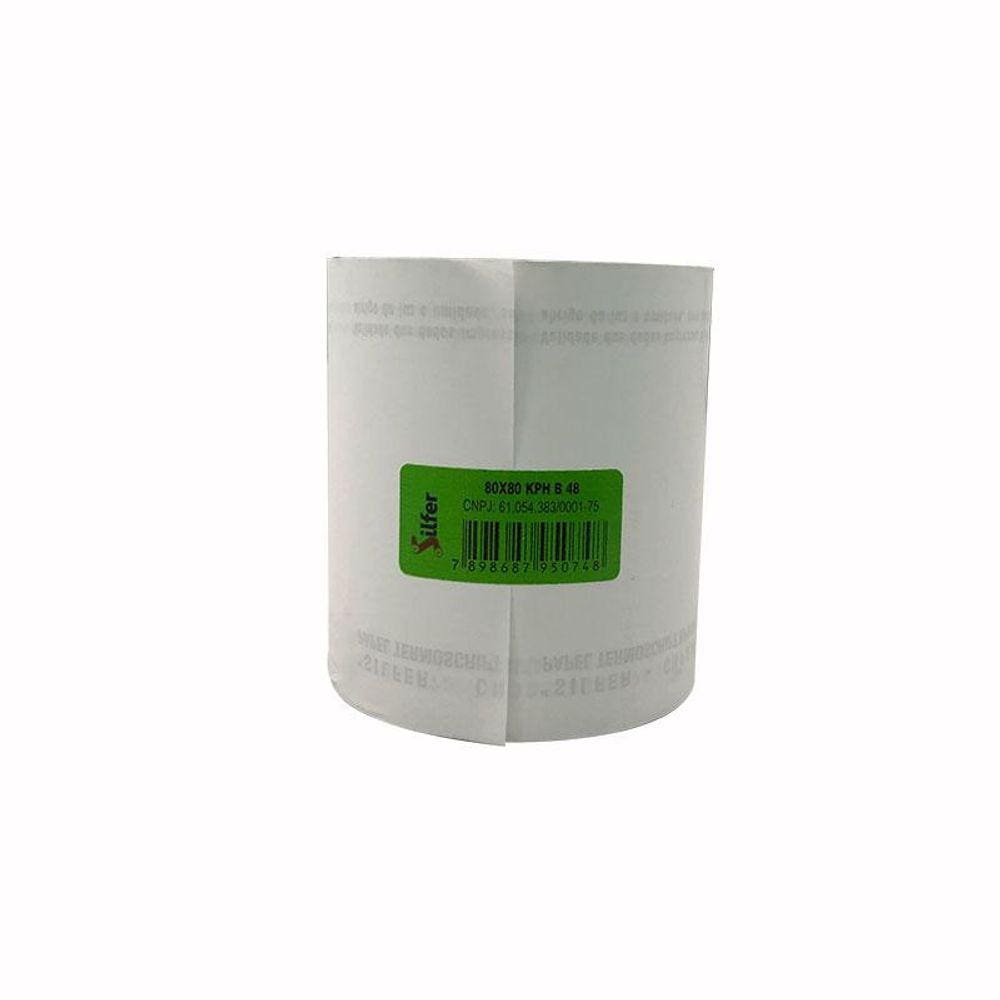 Bobina térmica p/ relógio de ponto 80x80 Silfer