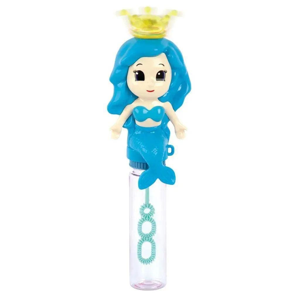 Lançador de Mania de Bolha Sereia DMT6528 Azul - DM Brasil