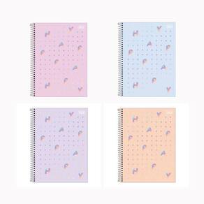 Caderno espiral Univ 16x1 256 fls Happy Tilibra