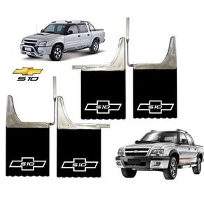 Kit Apara Barro Lameiro Borracha Chevrolet S10 C/logo