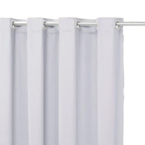 Cortina 2,80x1,30 Sala Quarto Cozinha Blackout Corta Luz Cor:gelo
