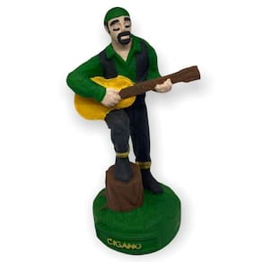 Escultura Cigano Em Resina 11 Cm Umbanda Candomblé