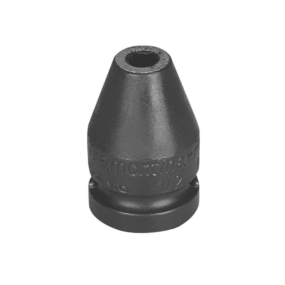 Soquete De Impacto Sextavado Em Aço Cromo Molibdênio 6 Mm - Encaixe 1-2\`\` Tramontina