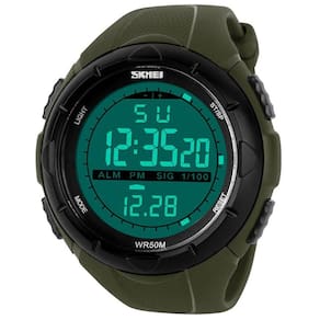 Relógio SKMEI 1025 LCD digital multifuncional à prova d`água Army G