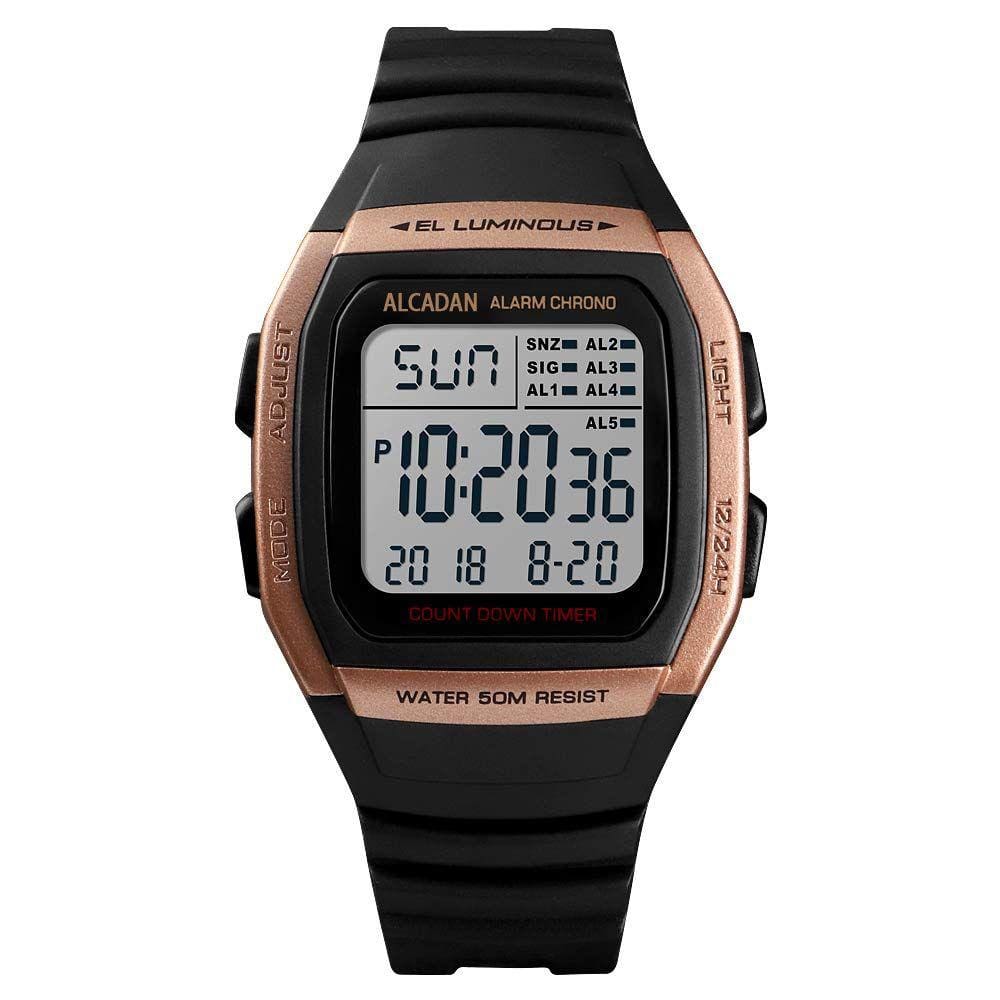 Relógio ALCADAN Digital Outdoor Sports Waterproof 1278 para homens