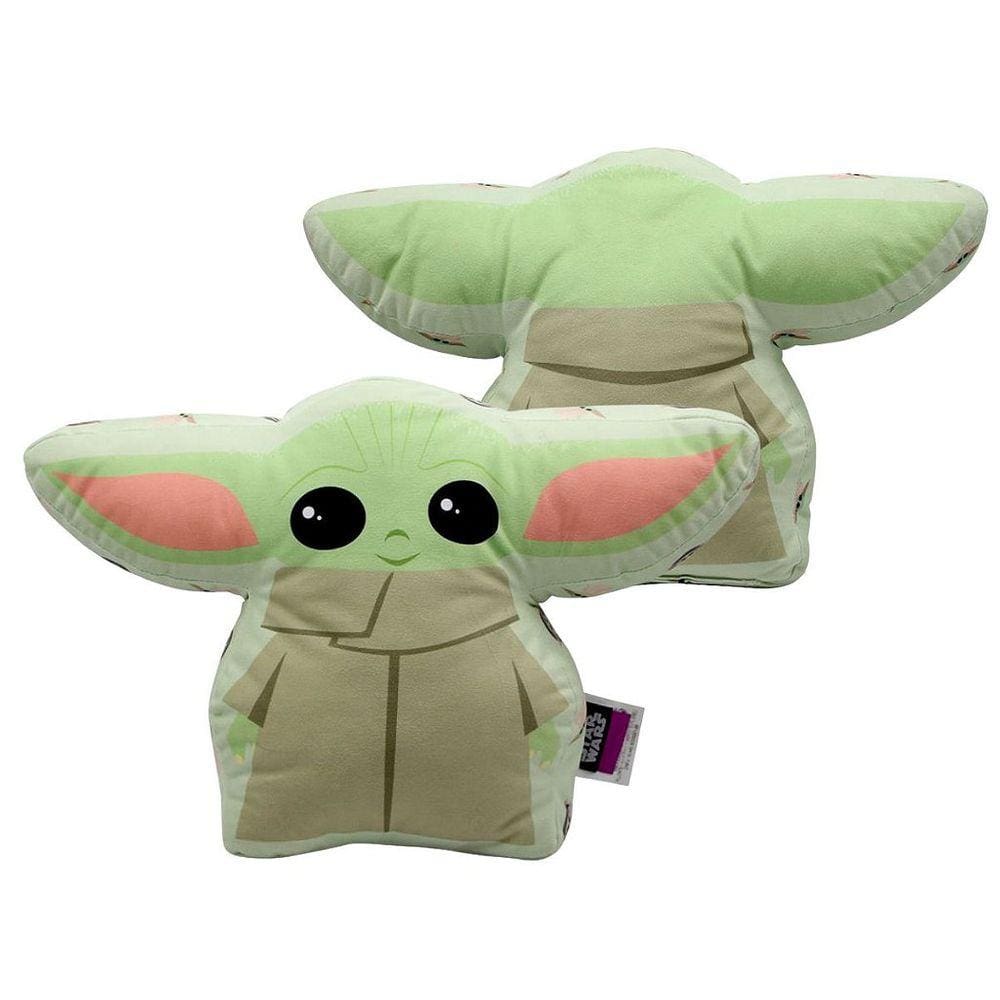 Almofada 3D Baby Yoda Aveludada Oficial The Mandalorian S.W.