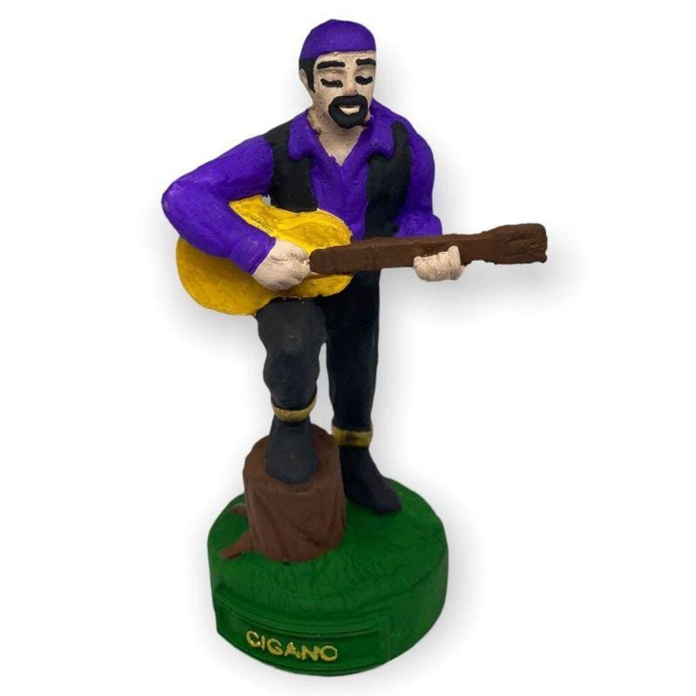 Escultura Cigano Em Resina 11 Cm Umbanda Candomblé