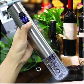 Abridor de Garrafas Vinho Saca Rolha Automático 4 Peças Elétrico Sem fio