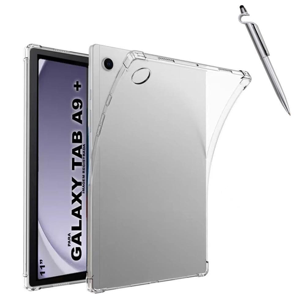 Capa Case De Silicone Para Tablet Tab A9+ Plus + Película
