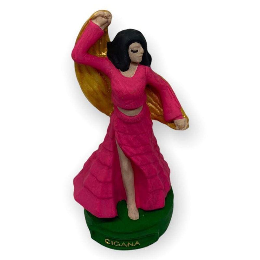 Escultura Cigana Em Resina 11 Cm Umbanda Candomblé
