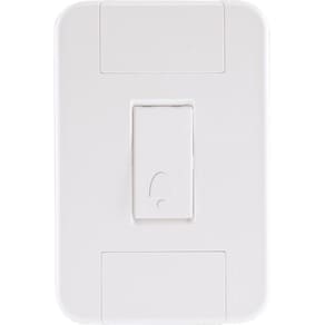 Conjunto 4x2 Com 1 Pulsador Campainha 10 A 250 V Tramontina Tablet Branco Tramontina