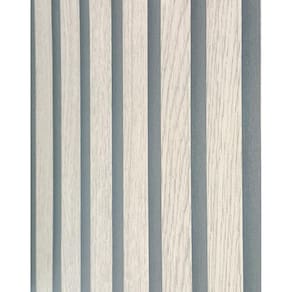 Papel De Parede Vinilico Estilo Ripado Marfim - Unique5067