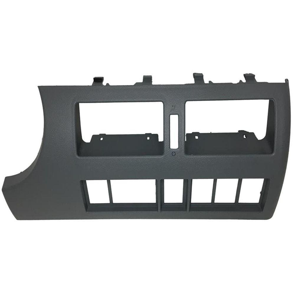 Moldura Painel Central Gol Parati Saveiro G3 Cinza Flanel