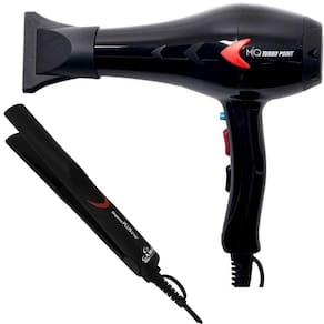 Kit - Secador Mq Turbo Point Black 2000W 127V + Prancha Gama Eleganza Plus Ceramic Ion 210ºc