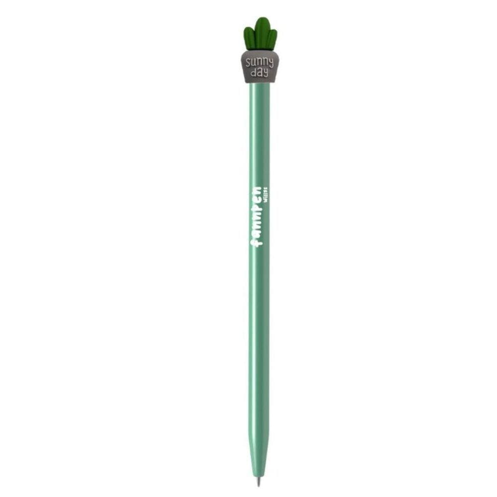 Caneta Esferográfica Fannpen - Cacto Verde Escuro 0,7 Newpen