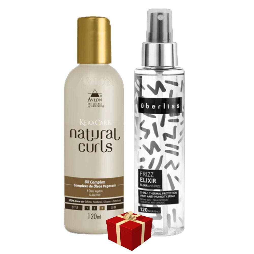 Avlon Natural Curls Oil Complex 120Ml+Berliss Elixir 120Ml