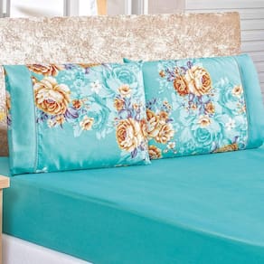 Jogo De Cama Micropercal 200 Fios Naturale Casal 03 Peças - Jasmine