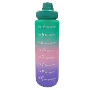 Squeeze com Tampa 1000ML N239538-6 Verde - Quanhe
