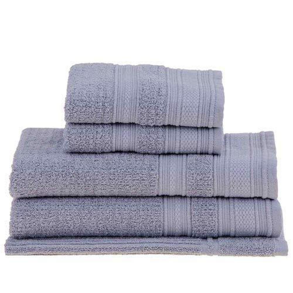 Jogo de Toalhas de Banho com 05 Peças Spa Azul - Buddemeyer