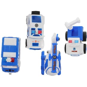 Conjunto de carros de brinquedo Puzzle Dressoos Educational para crianças, 4 unidades