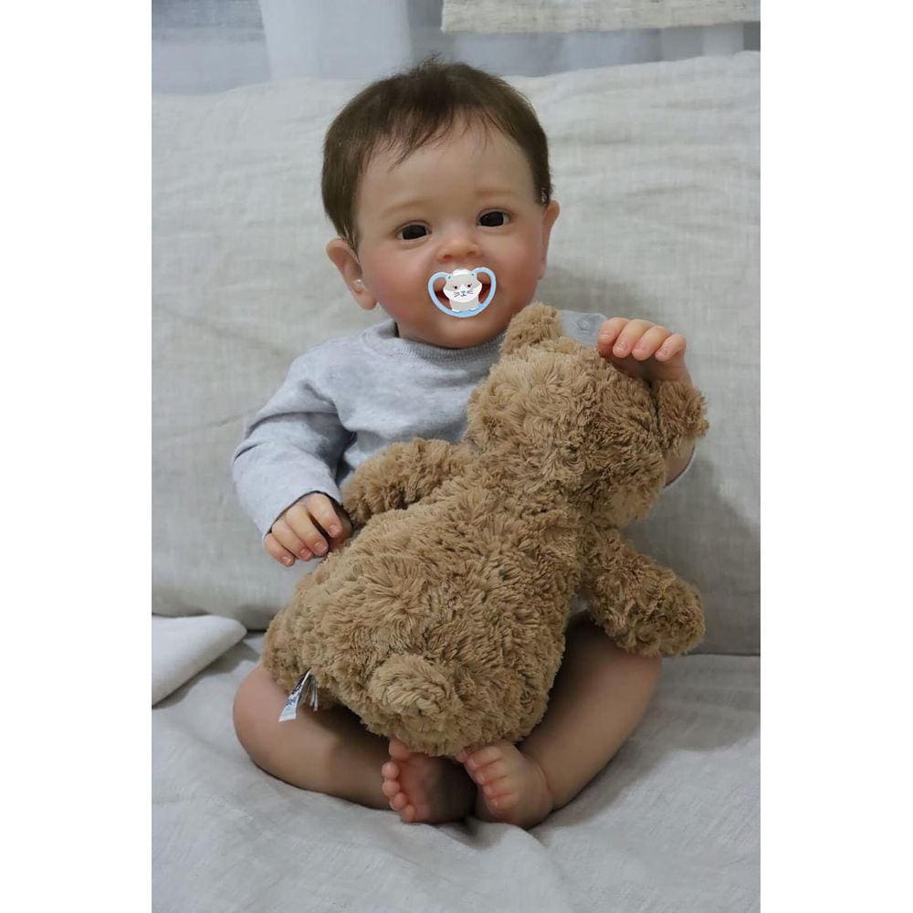 Presente Reborn Baby Doll Alive Large Smiley Smiling Soft de 60 cm