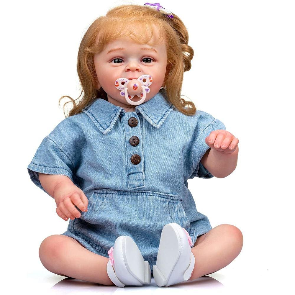Boneca Reborn Alive Large Smiley Smiling Soft 60 cm