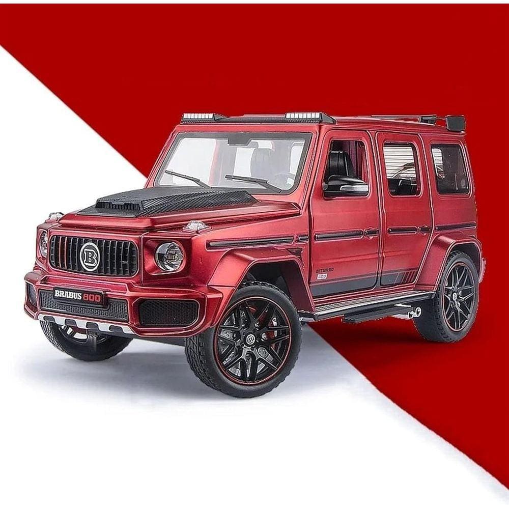 Carro de liga metálica fundida sob pressão Mercedes-Benz Brabus G80 em escala 1:24