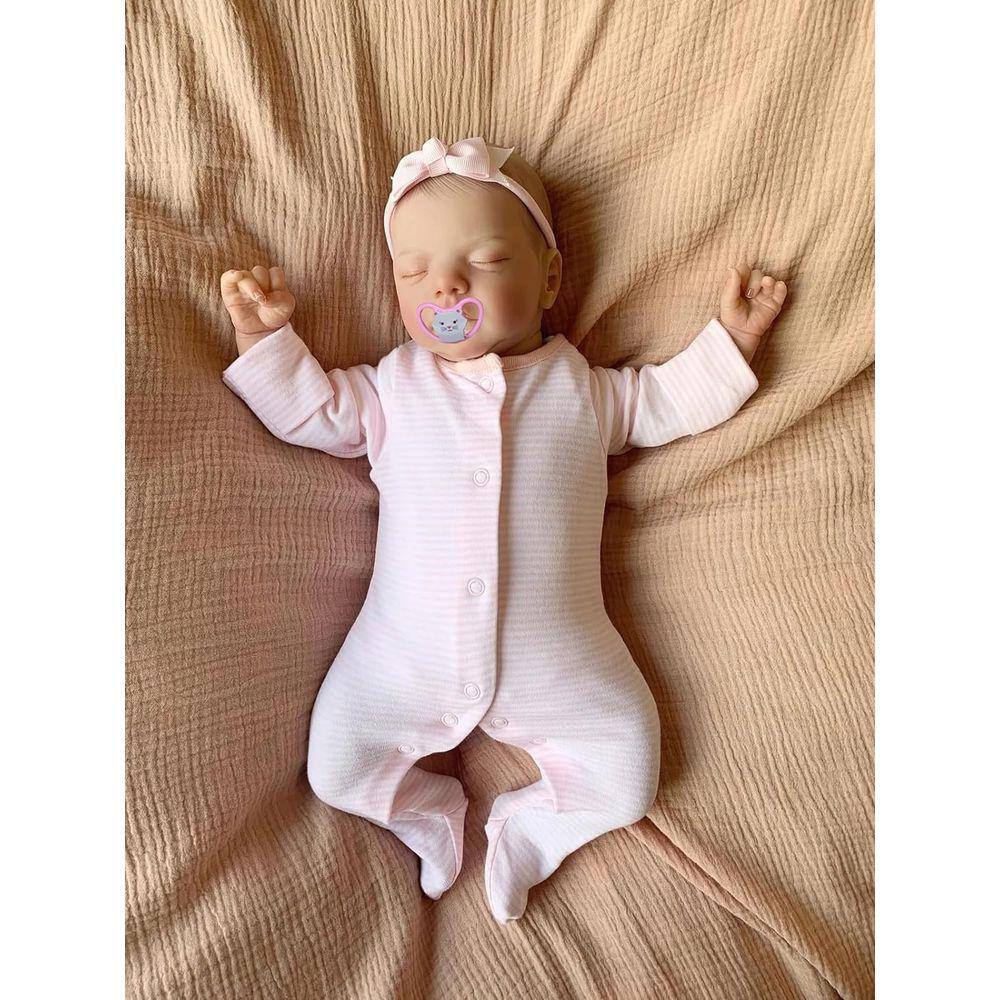 Boneca de bebê Premie, de 19 polegadas, realista, adormecida