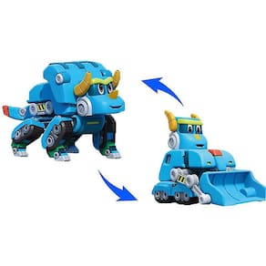 Bonecos de ação Gogo Dino Rex Tran Deformation ABS para crianças