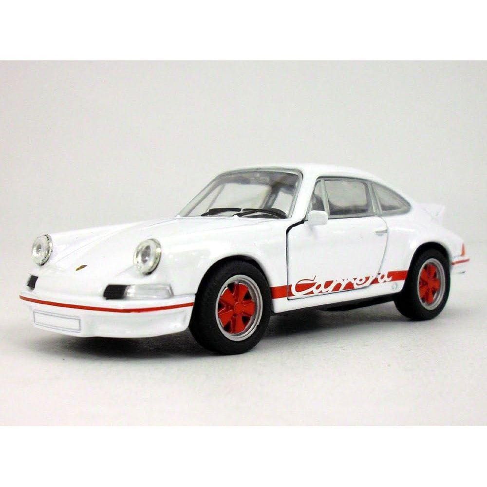 Modelo de carro em metal fundido Welly Porsche Carrera RS 1973 1:39