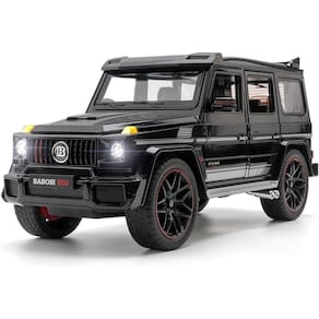 Carro de brinquedo Mercedes-Benz Big G Brabus G800 escala 1:18 branco