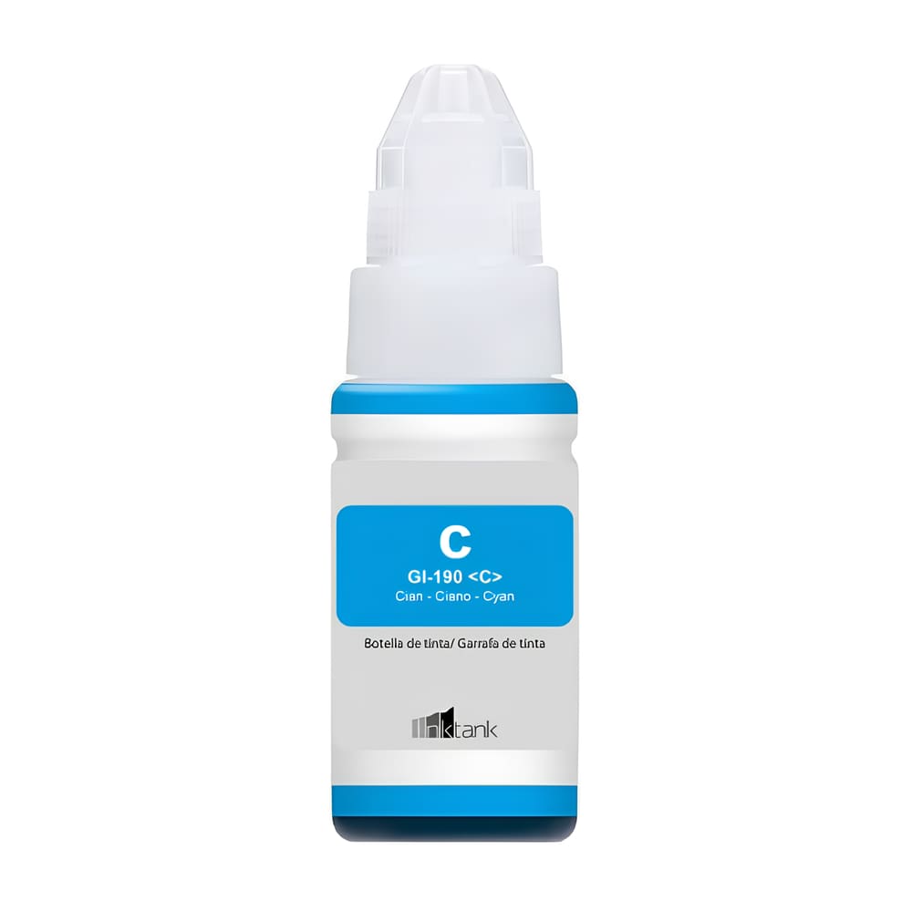Refil de Tinta para Canon G4100 GI-190 Cyano Compatível