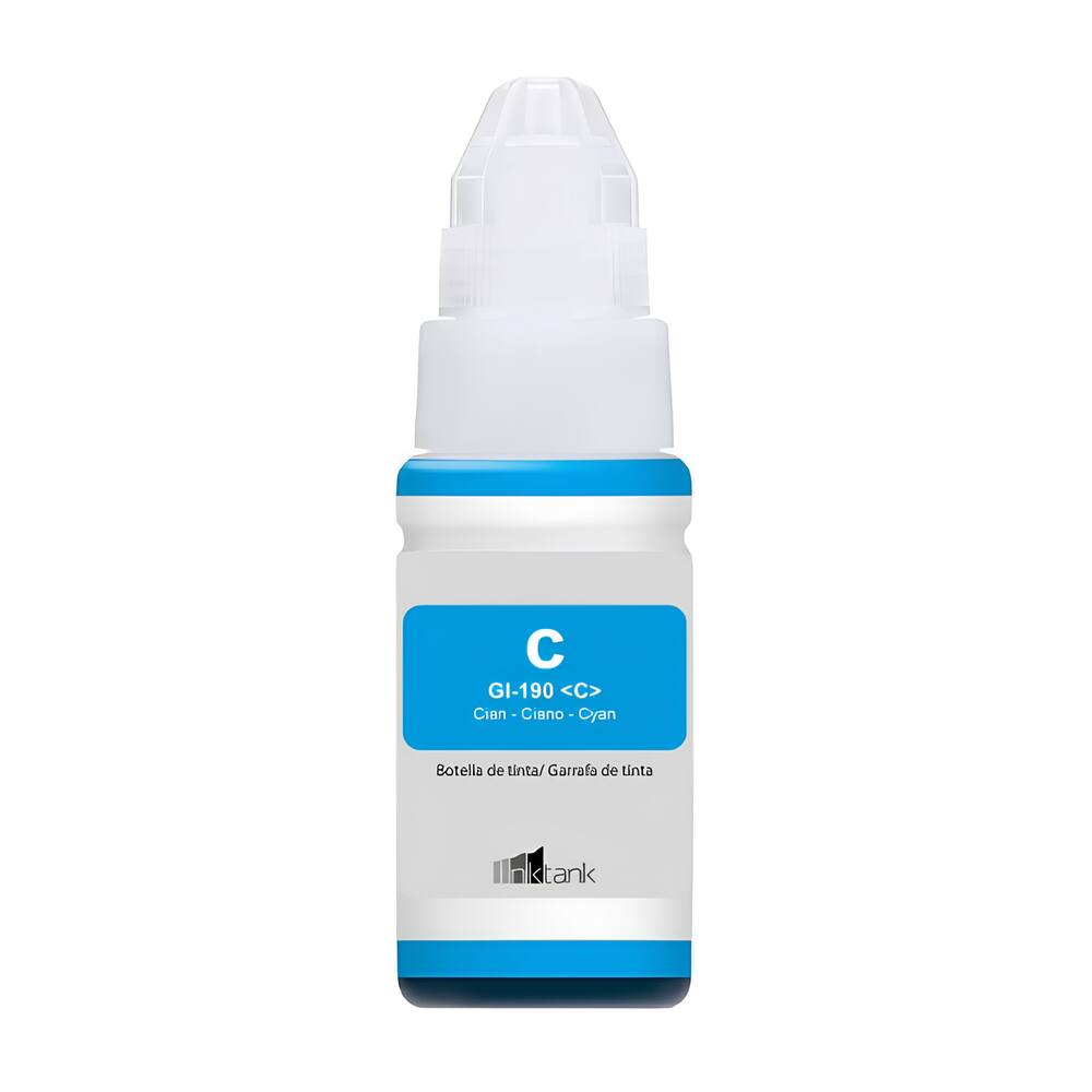 Refil de Tinta para Canon G3100 GI-190 Cyano Compatível