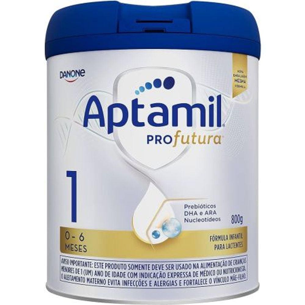 Fórmula infantil sem glúten Danone Aptamil Profutura 1 lata 800g 0 a 6 meses