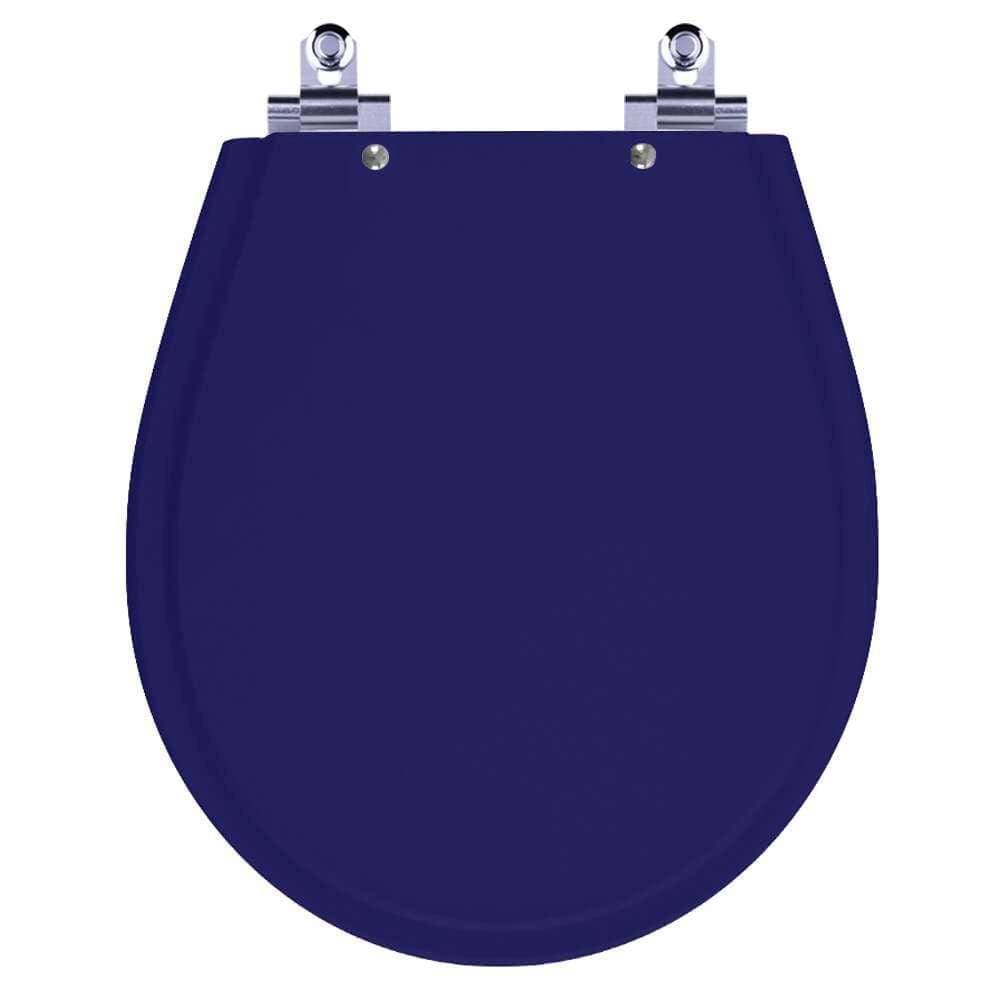 Assento Sanitário Laqueado Soft Close Avalon Cobalto (Azul Escuro) para vaso Ideal Standard