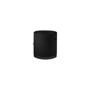 Puff Confortável E Resistente Redondo Coliseu Preto