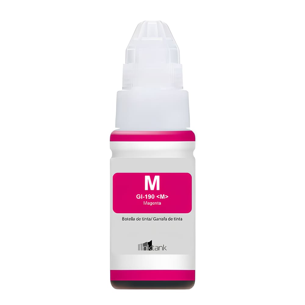 Refil de Tinta para Canon G3100 GI-190 Magenta Compatível