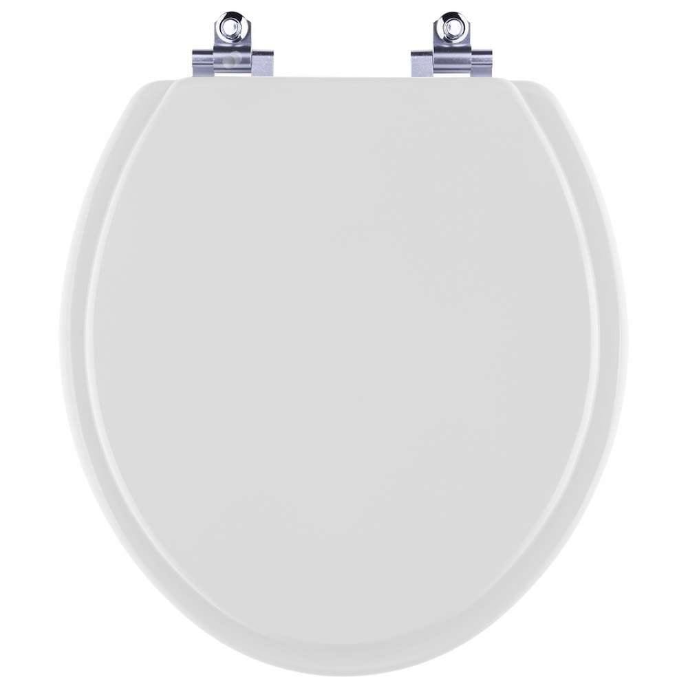 Assento Sanitário Laqueado Soft Close Azalea Cinza Prata (Cinza Claro) para vaso Celite