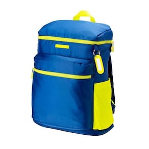 Mochila Daily Azul E Neon